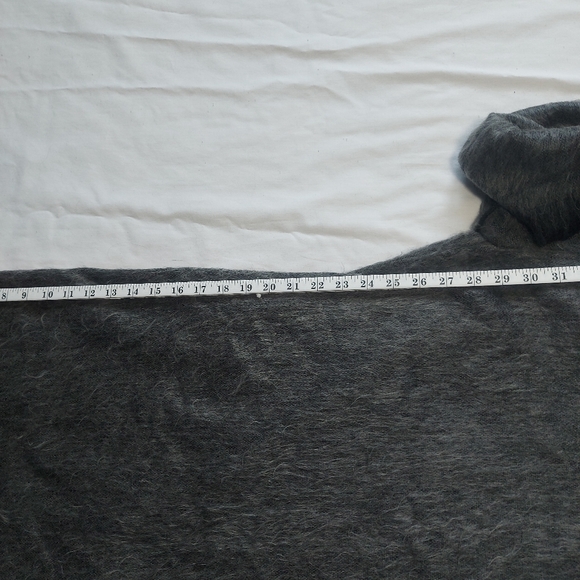 Pokoloko Cowl Neck Alpaca Poncho with Fringe, OS - Picture 10 of 10